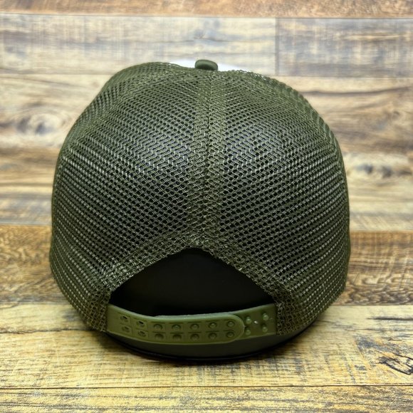 Radiohead Mens Trucker Hat Olive Snapback Pablo Honey 90s Rock Grunge Album Cap - Picture 5 of 8